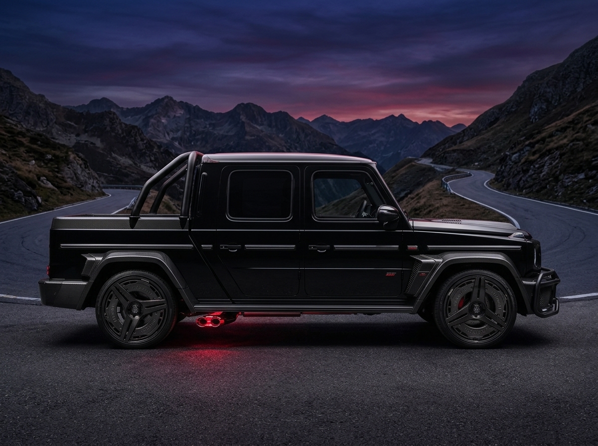 Brabus transforma o Mercedes Classe G em picape de 888 cv com produção limitada a 10 unidades