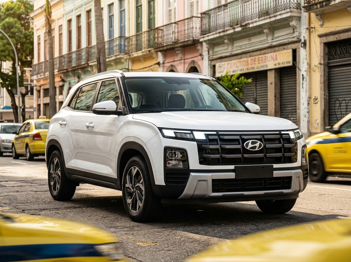 Hyundai Creta Comfort cai para R$ 105.635,61 para taxistas com desconto de quase R$ 51 mil
