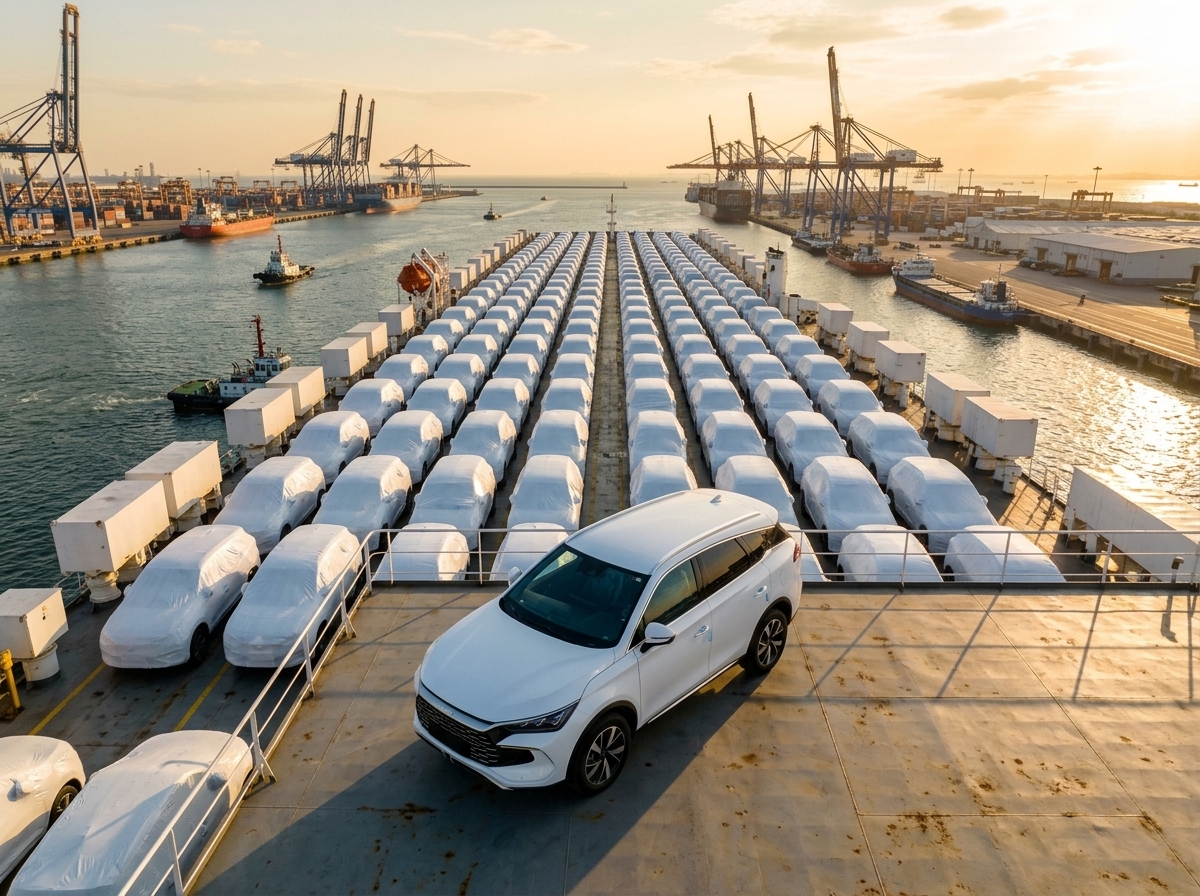 China exporta 6,2 milhões de carros em 8 meses e já supera o ano inteiro de 2025