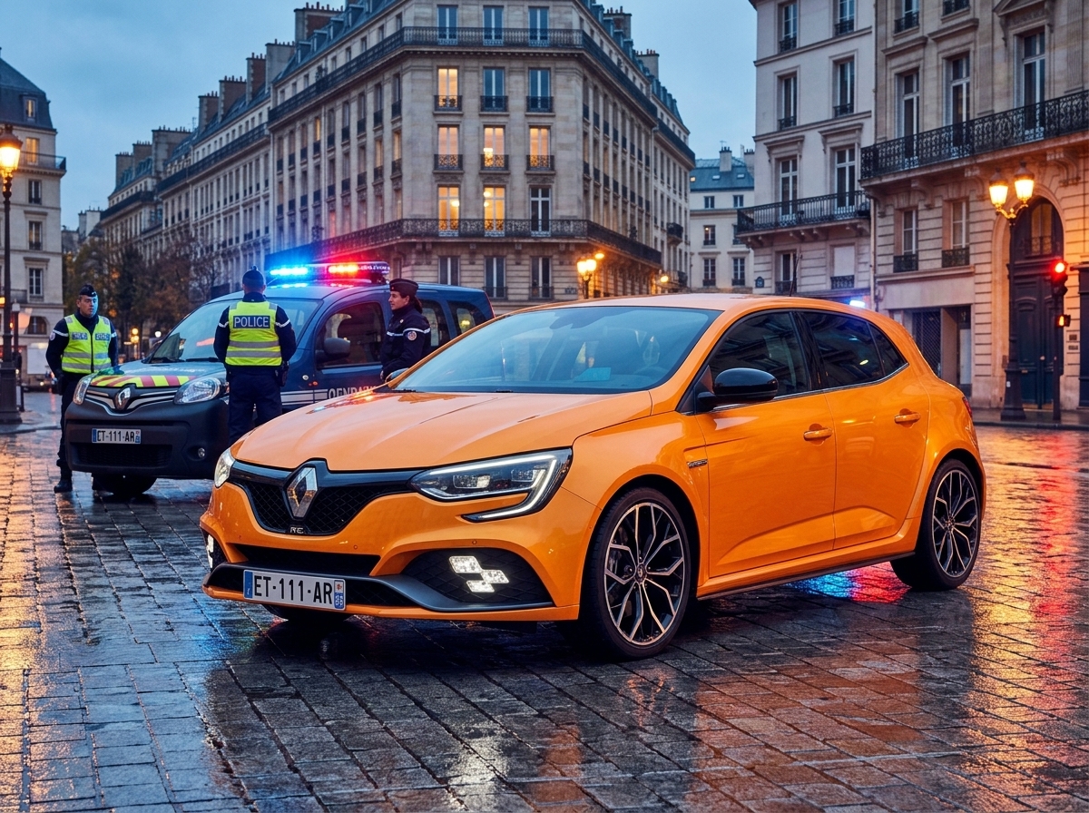 Comprou um Mégane RS usado e descobriu que o carro estava no nome de Macron