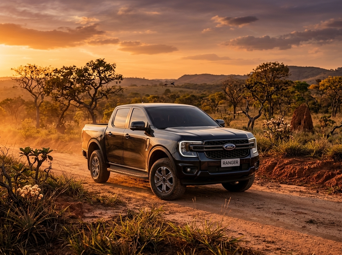 Ford Ranger lidera picapes médias em setembro com maior fatia de mercado da história
