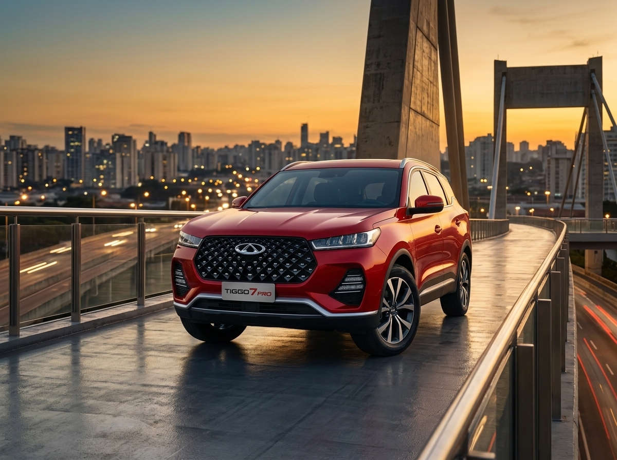 Tiggo 7 ultrapassa Tracker por apenas 4 unidades e entra no Top 10 dos SUVs em setembro