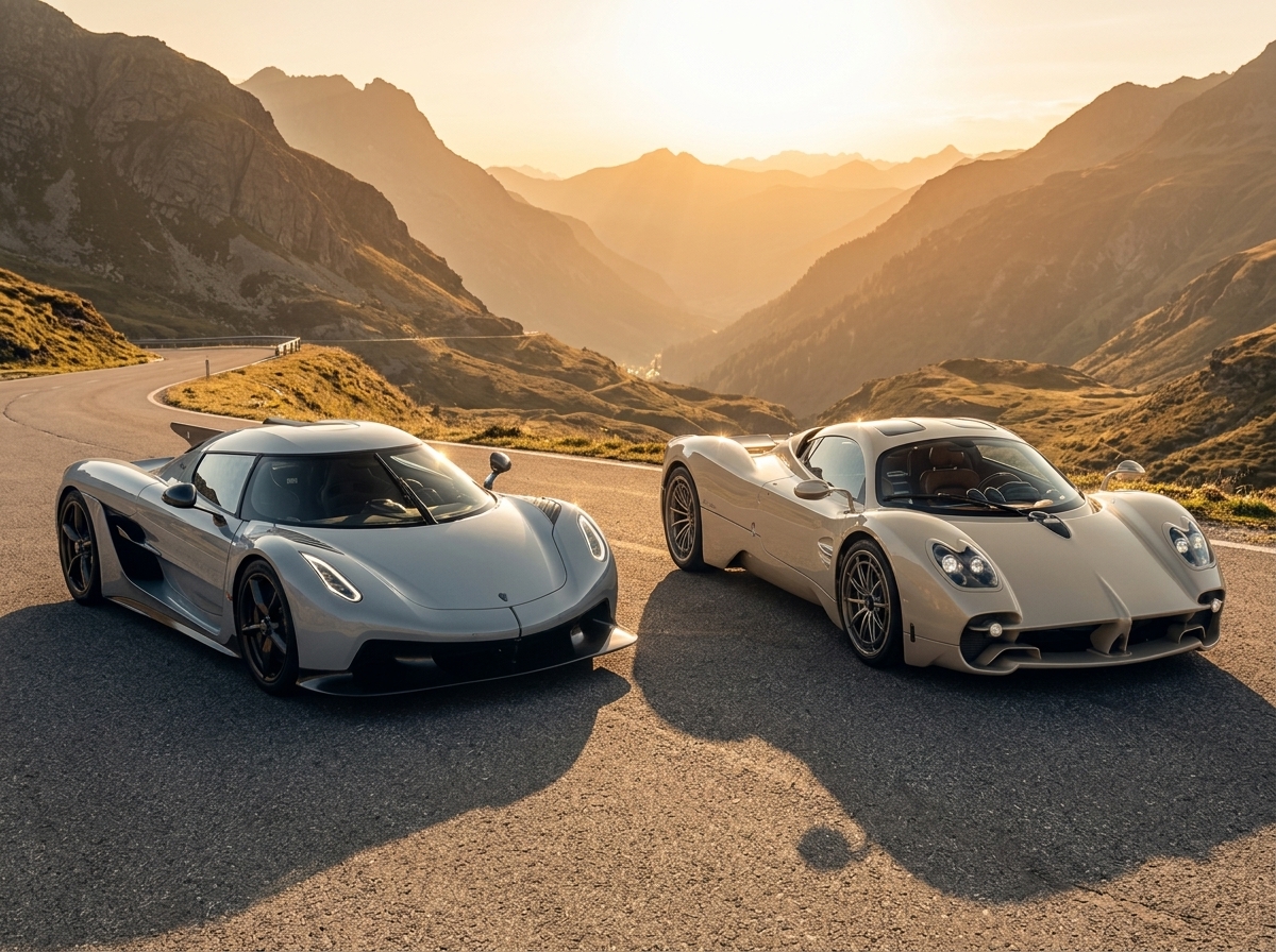 Koenigsegg e Pagani se enfrentam em duelo de hipercars avaliados em R$ 80 milhões