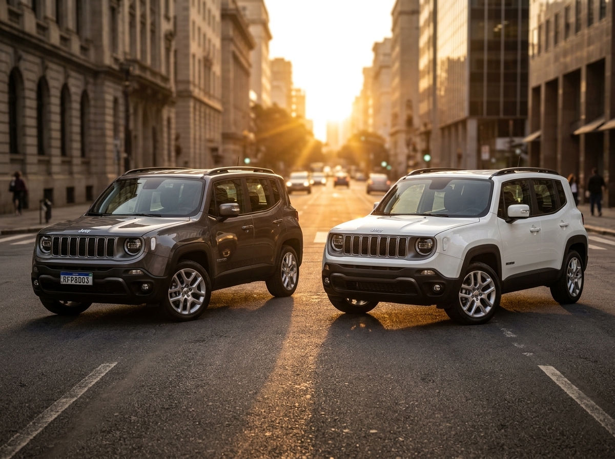 Renegade Limited 2019 sai R$ 27 mil mais barato que T-Cross Highline 2020 na Fipe de setembro