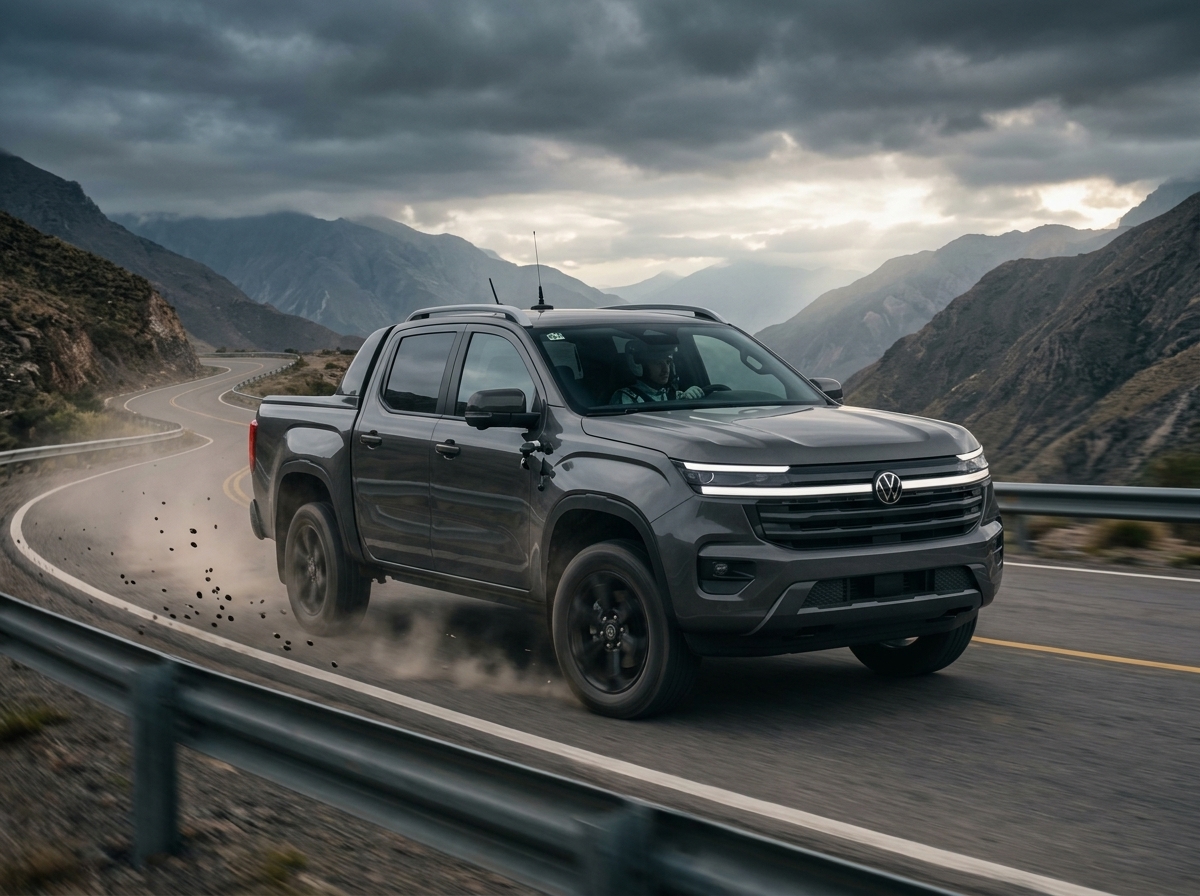 Nova Amarok 2027 será a mais potente da história e pode ter até três telas na cabine