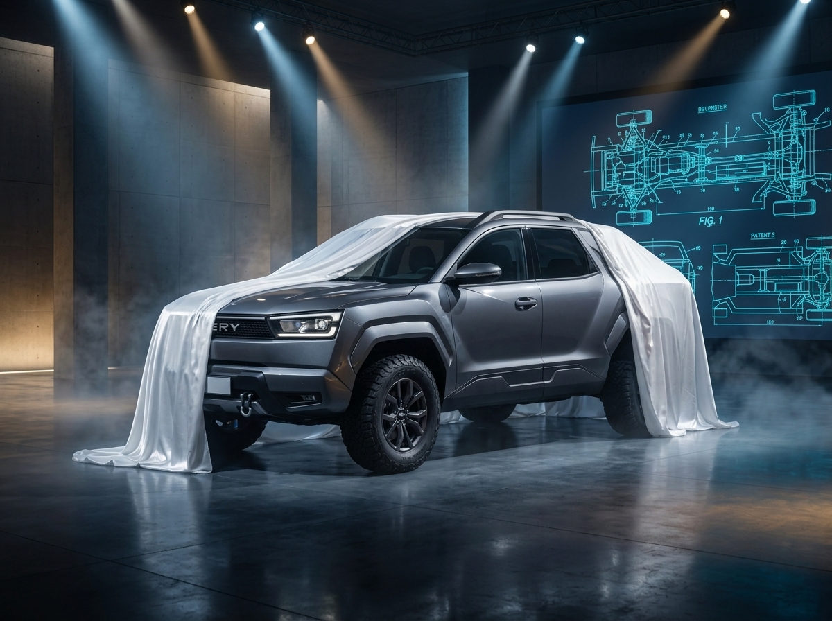 Chery registra patente de picape intermediária para concorrer com Fiat Toro e Ram Rampage