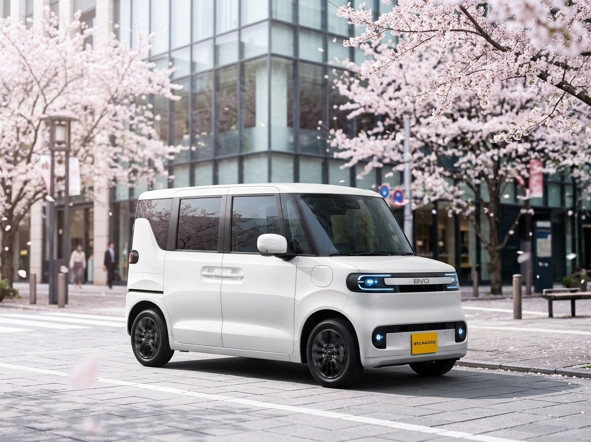 BYD entra no mercado de kei cars com elétrico de 320 km de autonomia
