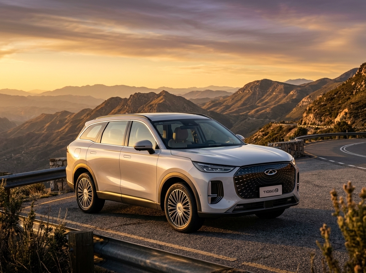 CAOA Chery divulga teaser do Tiggo 9 e confirma chegada do SUV ao Brasil