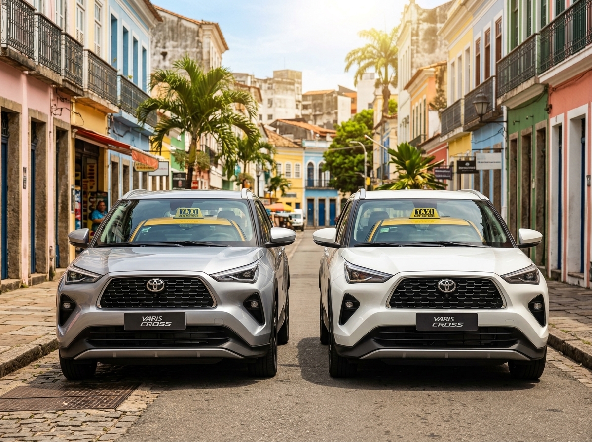 Yaris Cross XR e Creta Comfort brigam por taxistas com diferença de apenas R$ 645
