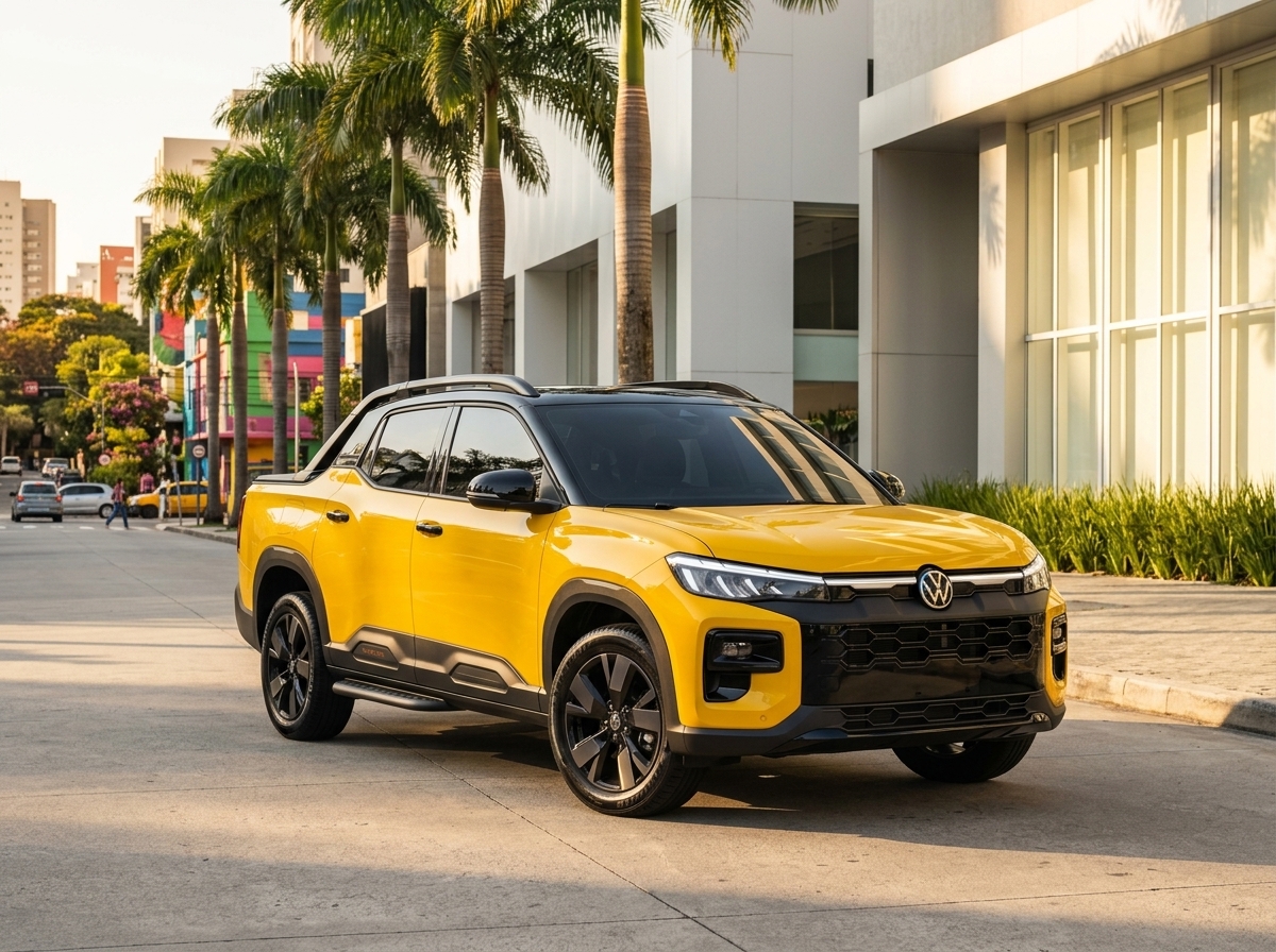 VW Tukan elétrica chega ao Brasil em 2027 como aposta da marca no segmento de picapes