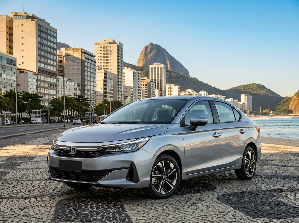Honda City 2027 chega com novo visual esportivo, versão RS inédita e preços a partir de R$ 117.700
