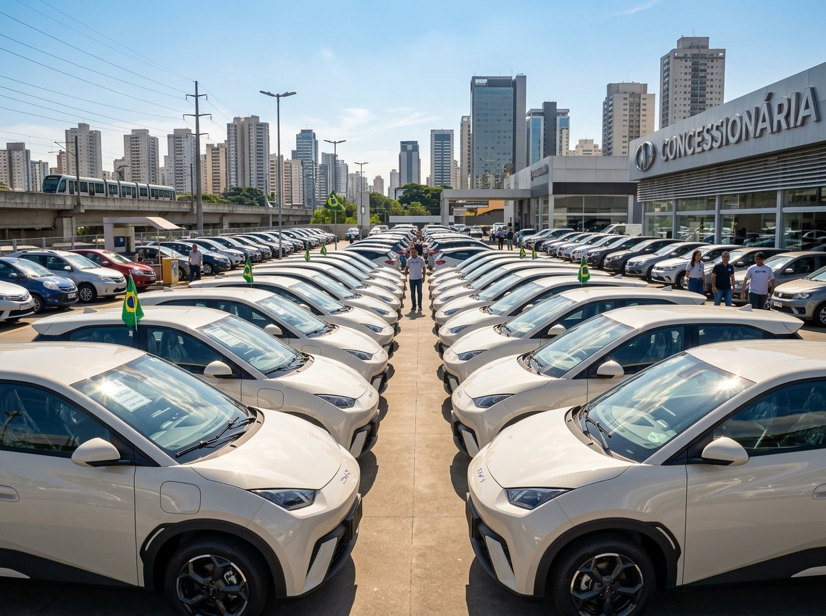 'Efeito China': pela primeira vez em seis anos, o preço médio do carro zero recua no Brasil