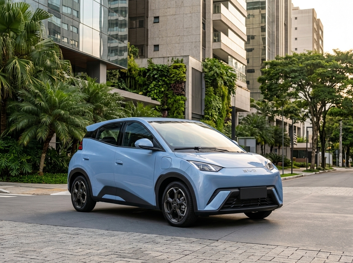BYD Dolphin Mini supera os três elétricos seguintes somados em setembro