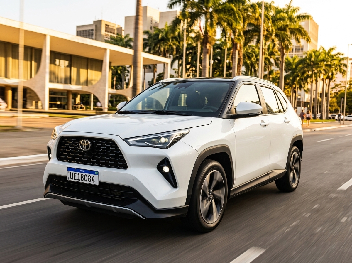 Toyota Yaris Cross supera Tiggo 7 por 125 unidades na primeira quinzena de outubro