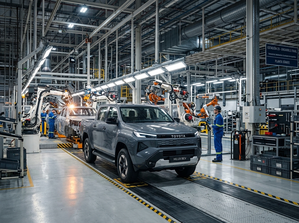 Toyota investe R$ 7,3 bilhões na Argentina para produzir nova Hilux híbrida e elétrica