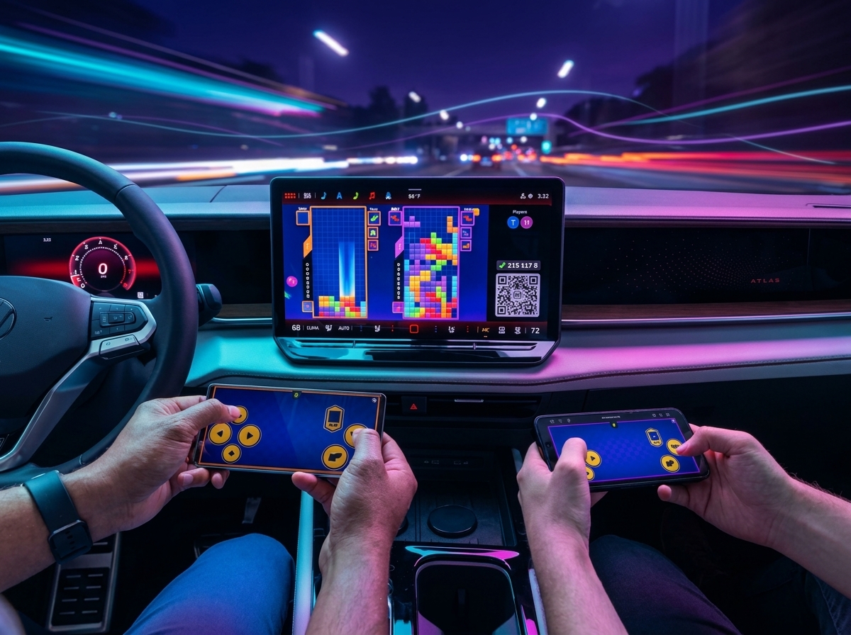 Volkswagen vai cobrar assinatura mensal para jogar Pac-Man nos carros da linha 2027