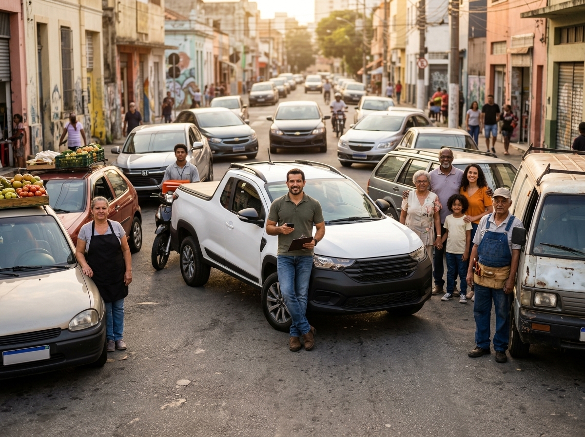 IA imagina o perfil do comprador típico dos 10 carros mais vendidos do Brasil