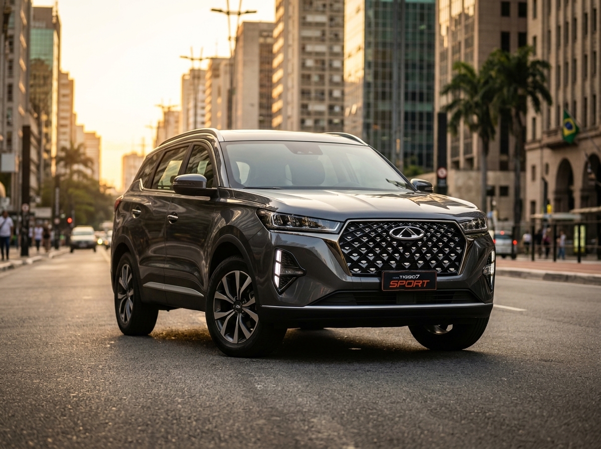 Tiggo 7 supera Compass e Corolla Cross pela primeira vez e reforça domínio chinês nos SUVs médios