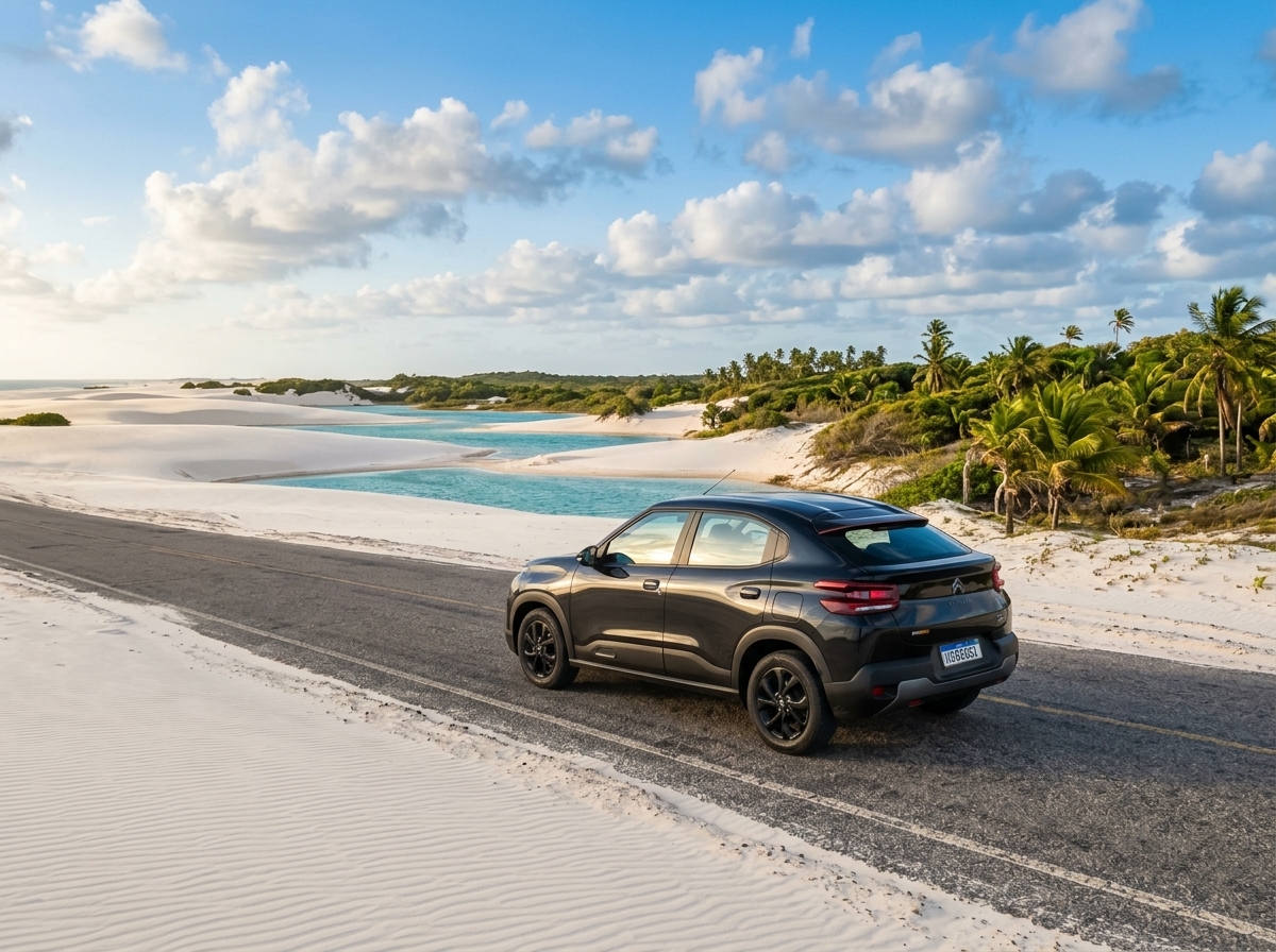 Citroën Basalt Dark Edition enfrenta praias e dunas do Rio Grande do Norte