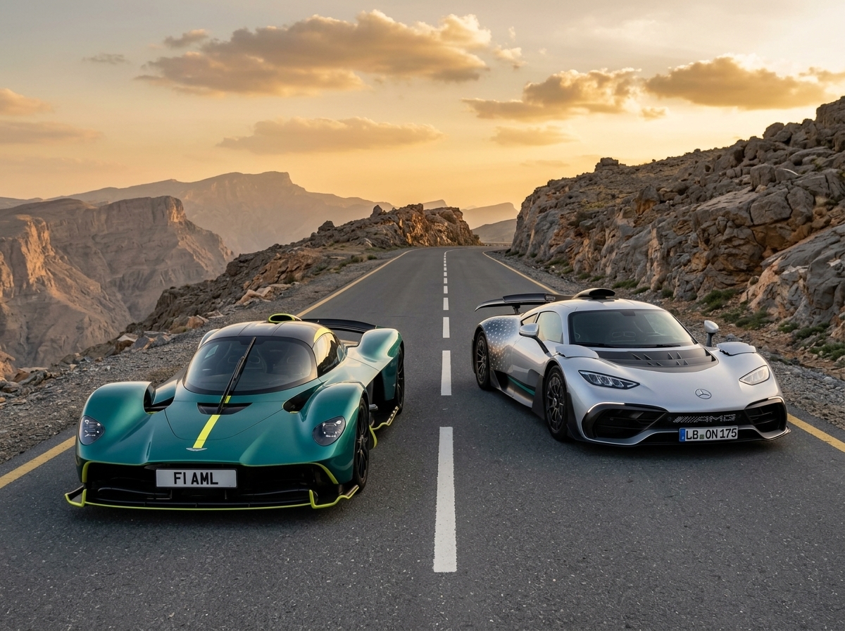 Aston Martin Valkyrie e Mercedes-AMG One: os hipercarro com DNA de F-1 que rodam nas ruas