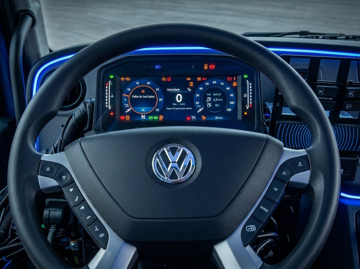 Volksbus ganha painel digital com 80 funções a partir de 2027