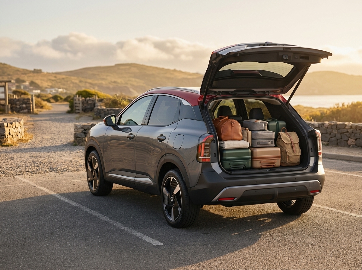Nissan Kicks 2027 tem porta-malas de 470 litros e lidera comparação com Kait e Tera