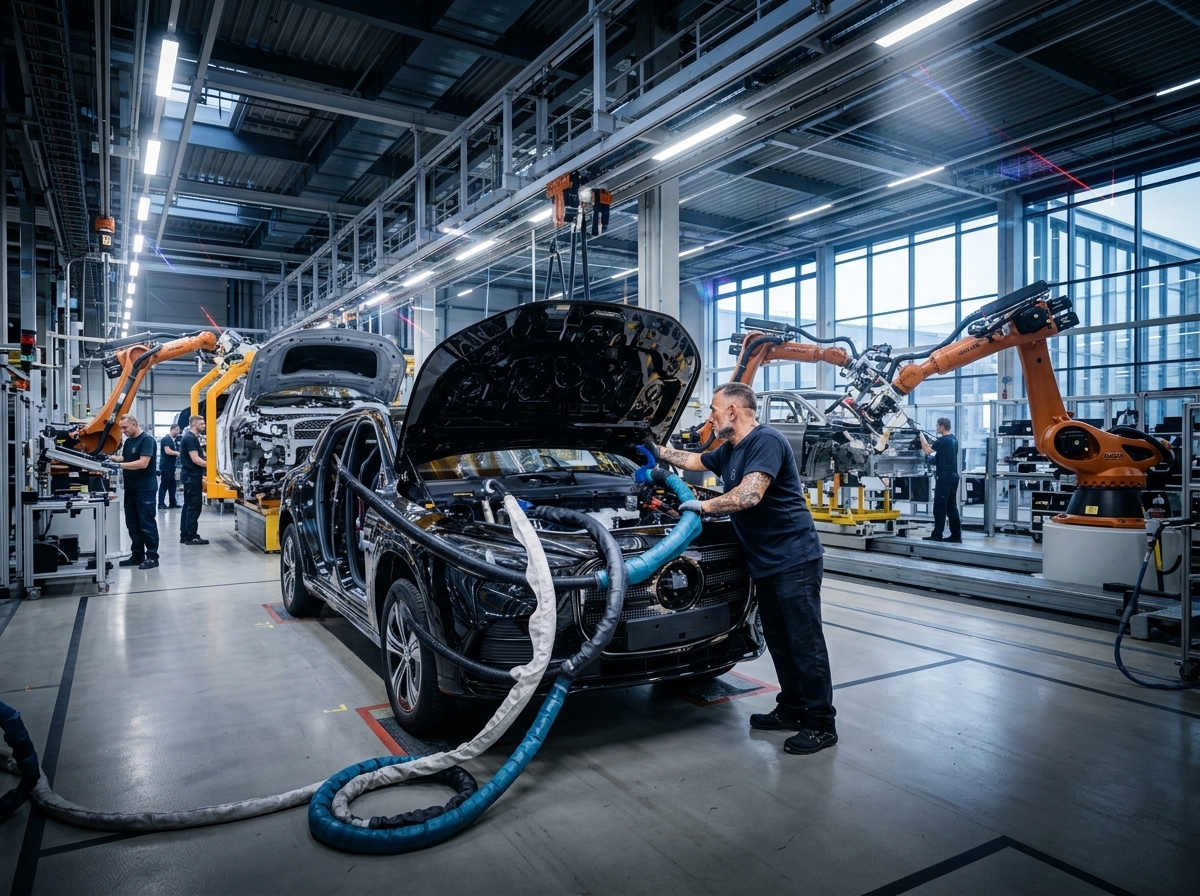 Mercedes-Benz quer jornada maior e menos benefícios para cortar € 800 milhões nas fábricas da Alemanha
