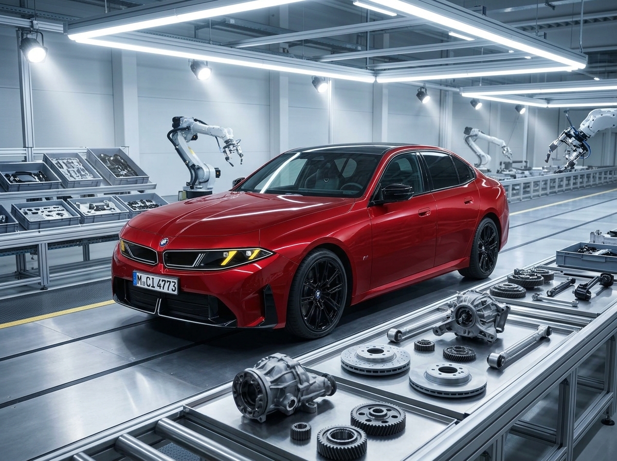 BMW planeja reduzir custos usando peças de mercado em vez de componentes exclusivos até 2032