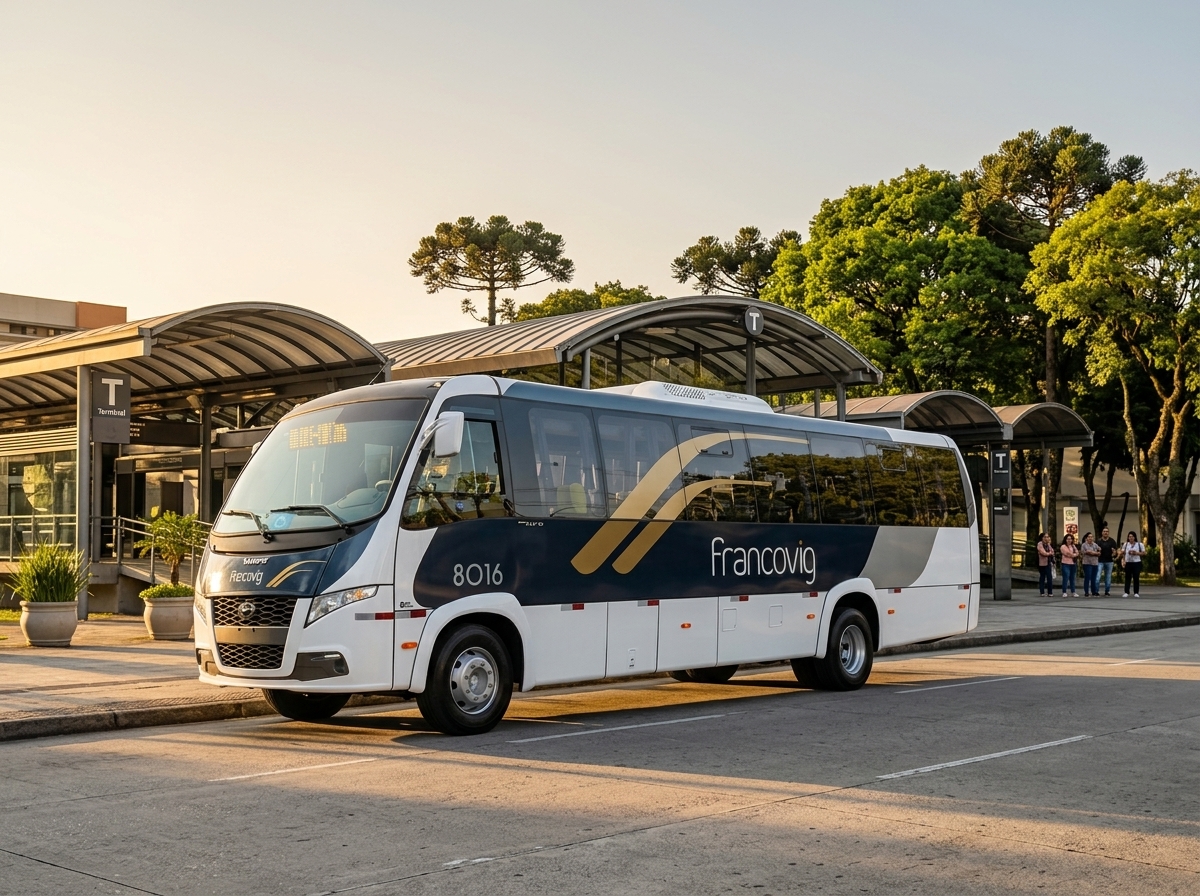 Francovig amplia frota com seis micro-ônibus Volare para fretamento em Curitiba