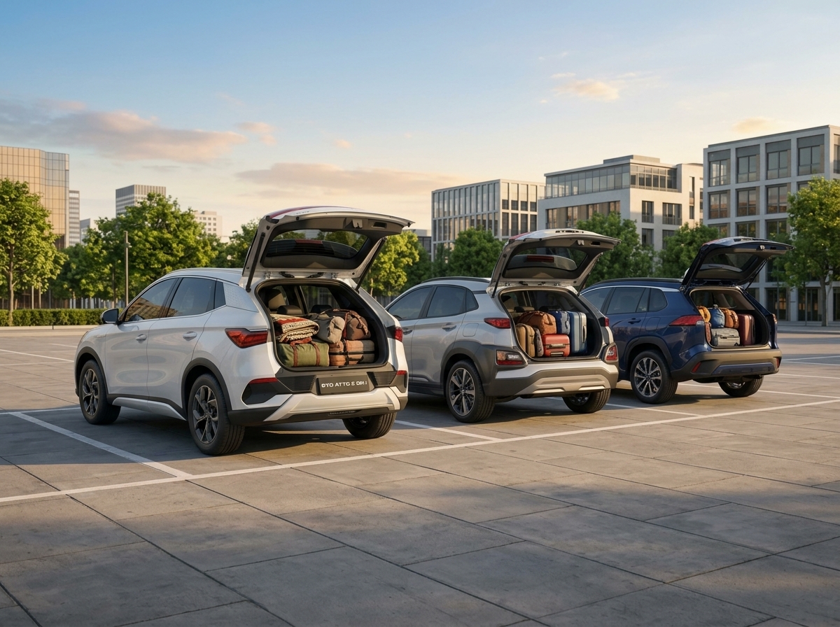 BYD Atto 2 tem o maior porta-malas entre SUVs compactos: 455 litros contra 419 do Peugeot 2008 e 358 do Renault Kardian
