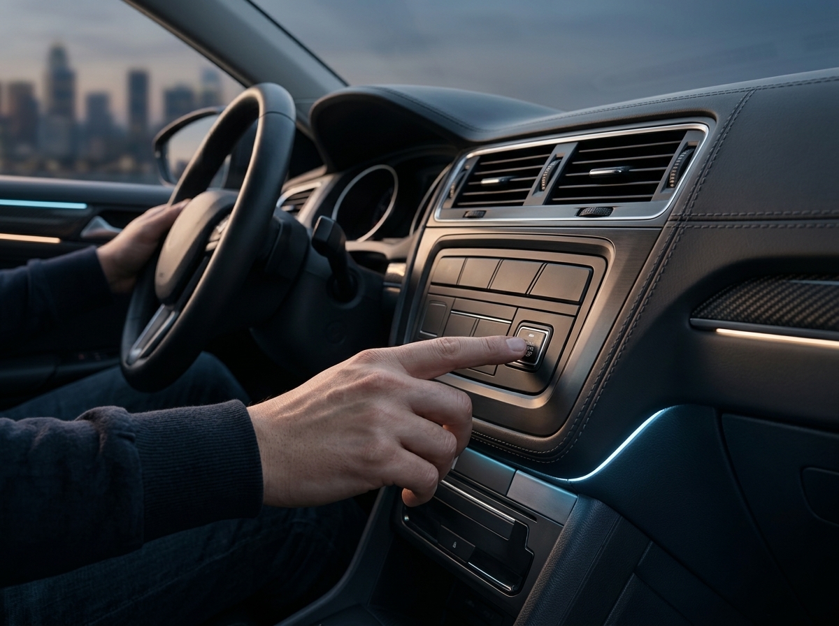 O botão mais acionado nos carros novos de Renault e Dacia não é o de partida nem o do ar-condicionado