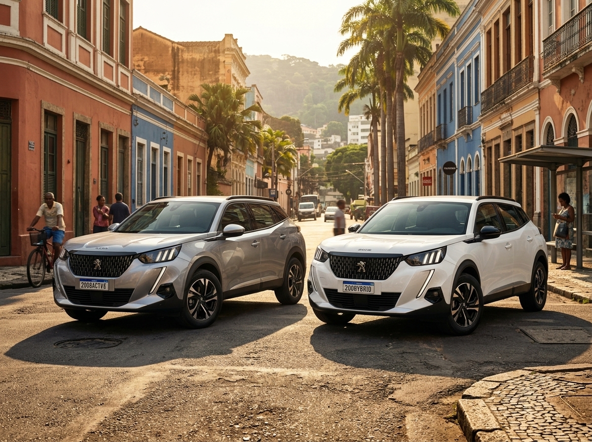 Peugeot 2008 Active 2026 custa R$ 5.838 a mais que o Nissan Kait Active na Fipe de outubro