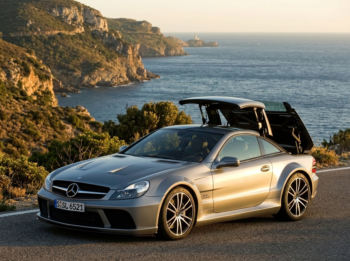 Mercedes-Benz SL R230 faz 25 anos: o roadster que evoluiu de 306 cv até os brutais 670 cv do AMG Black Series