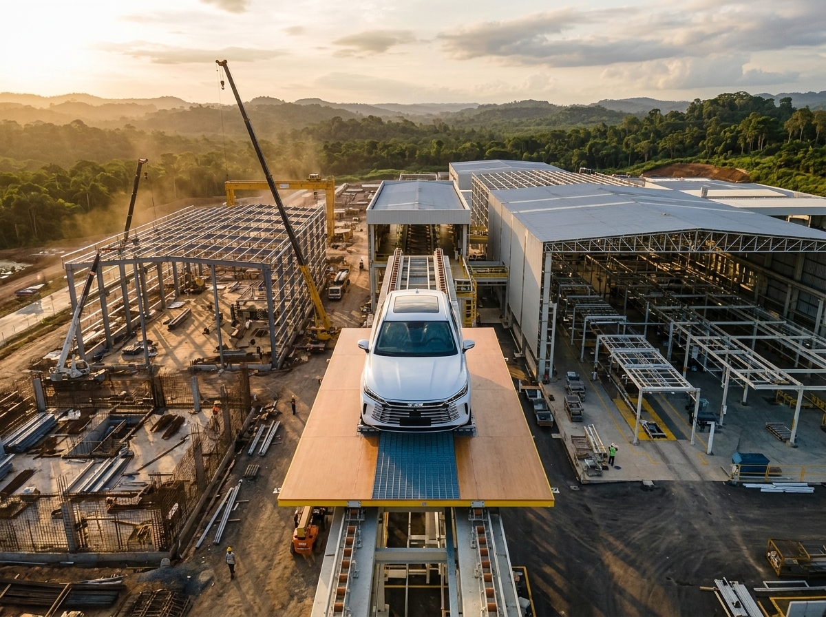 BYD quer quadruplicar capacidade de Camaçari e chegar a 600 mil carros por ano