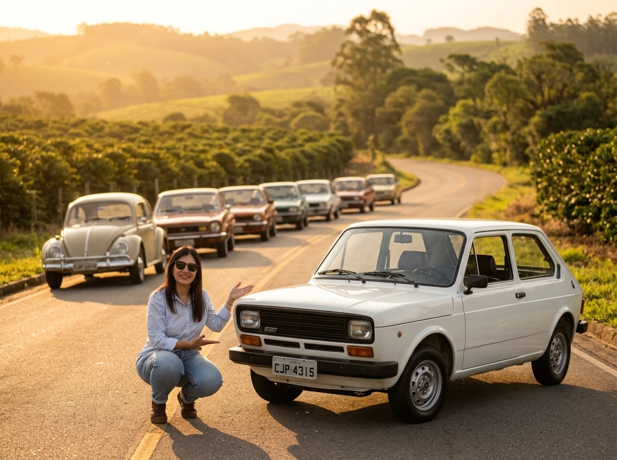 Fiat abre frota histórica e permite dirigir clássicos em celebração aos 50 anos no Brasil