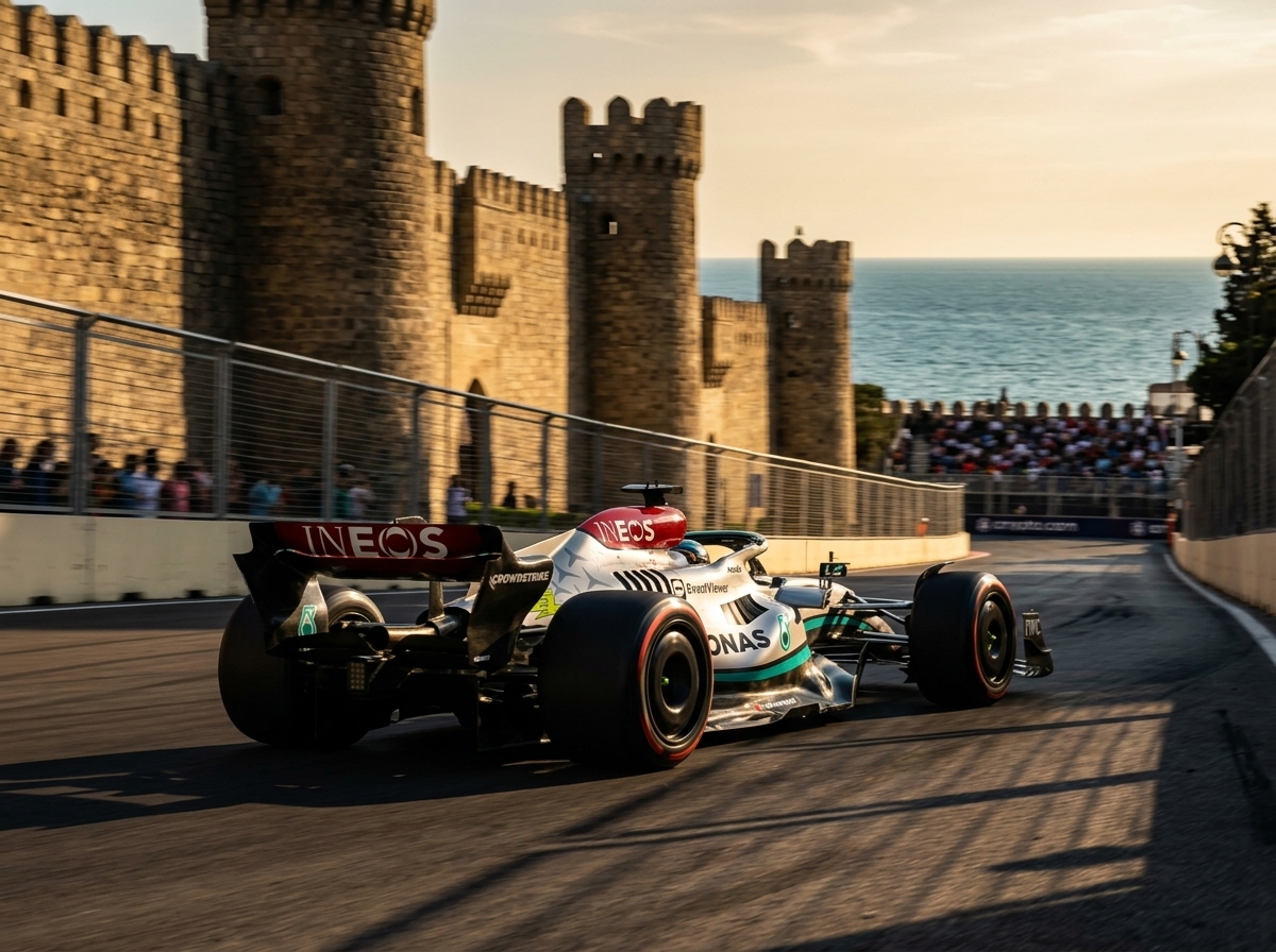 Russell domina o TL2 em Baku e deixa Antonelli em segundo; Bortoleto termina em 14º