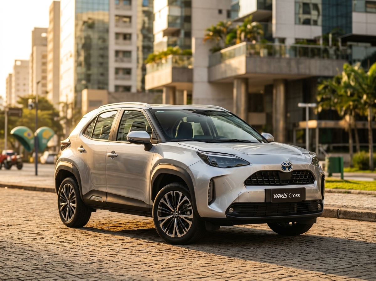 Toyota corta R$ 20 mil no Yaris Cross Hybrid e emparelha preço com o BYD Atto 2 GS