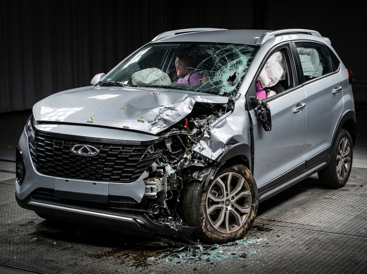 Chery Tiggo 3X leva nota zero em segurança no Latin NCAP