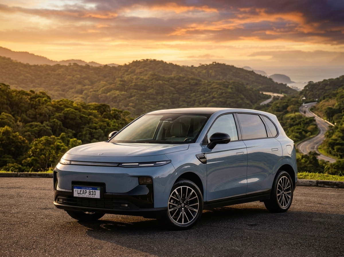 Leapmotor B10 Ultra-Híbrido chega ao Brasil por R$ 179.990 com autonomia total de 900 km