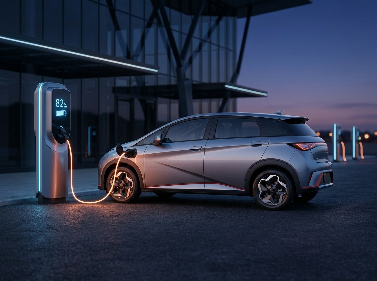 Por que seu carro elétrico carrega mais devagar acima de 80%?