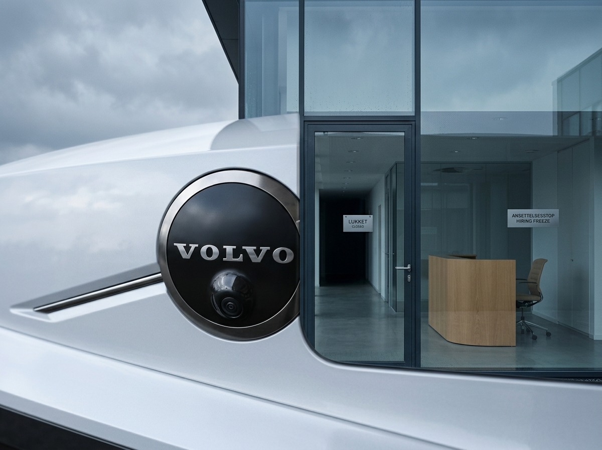 Volvo congela contratações administrativas no mundo todo em meio a queda nas vendas