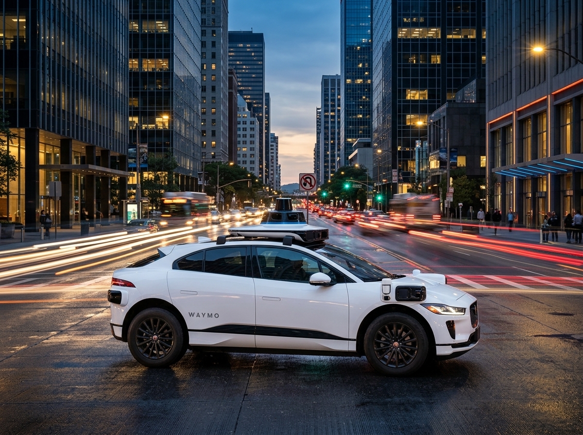 Robotáxis da Waymo registram 93% menos colisões do que motoristas humanos, aponta estudo da própria empresa