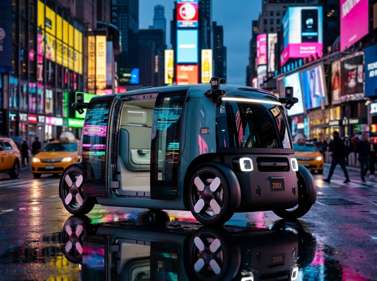 Robotáxi sem volante da Amazon recebe sinal verde para operar comercialmente nos EUA