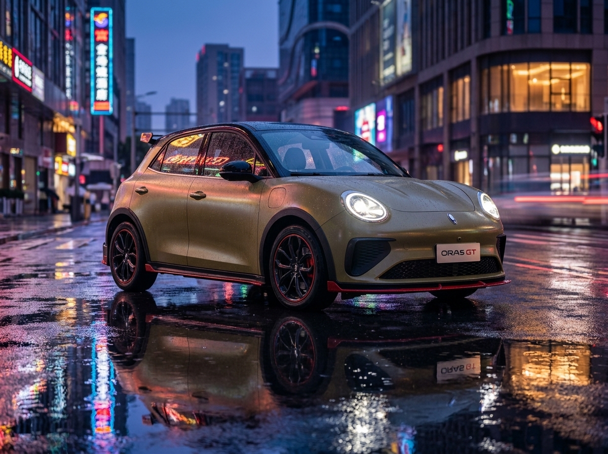 GWM ORA 5 ganha versões Sport e GT na China — e o elétrico já está à venda no Brasil