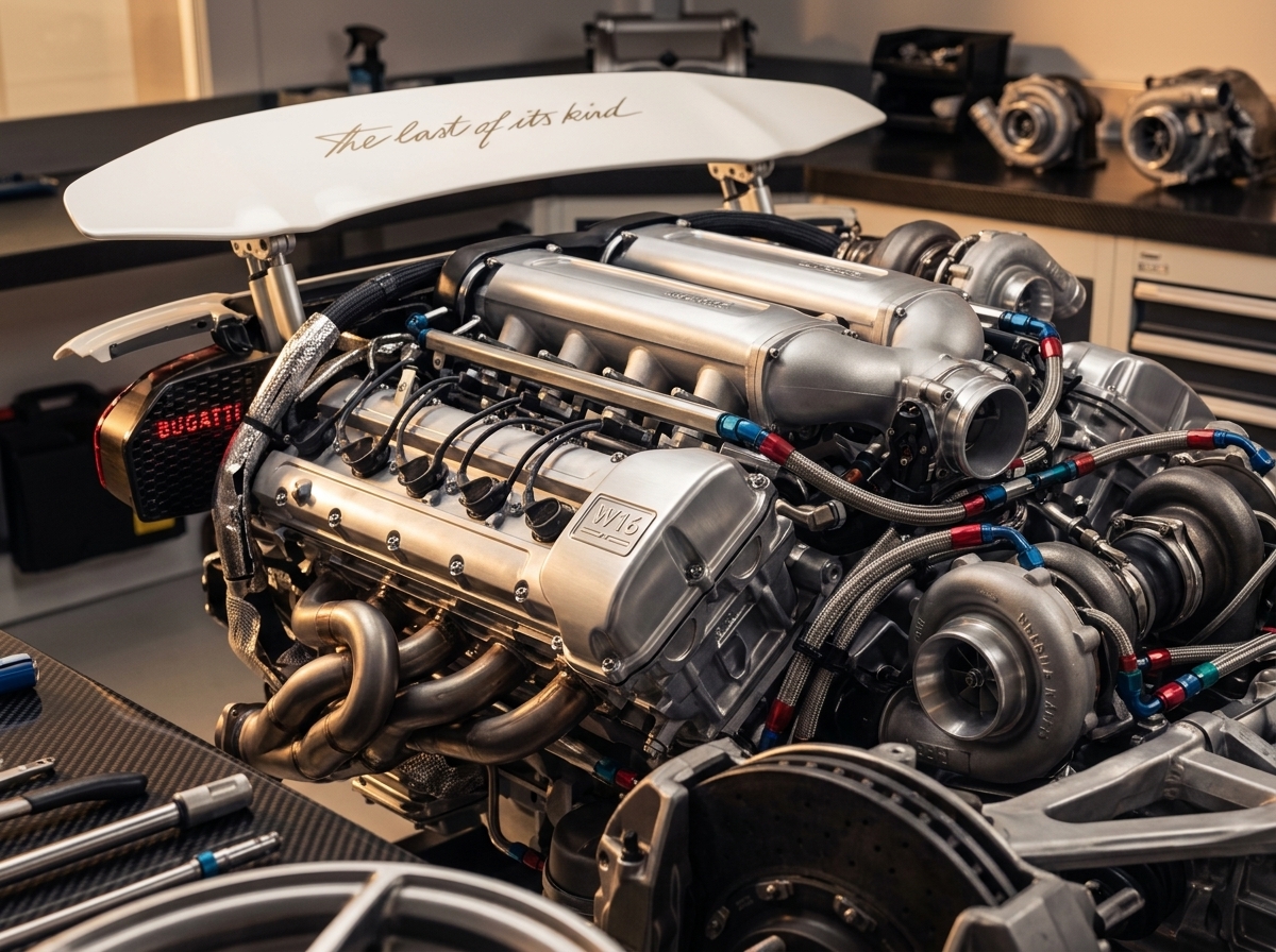 Bugatti encerra era do W16 com modelo final da linhagem histórica
