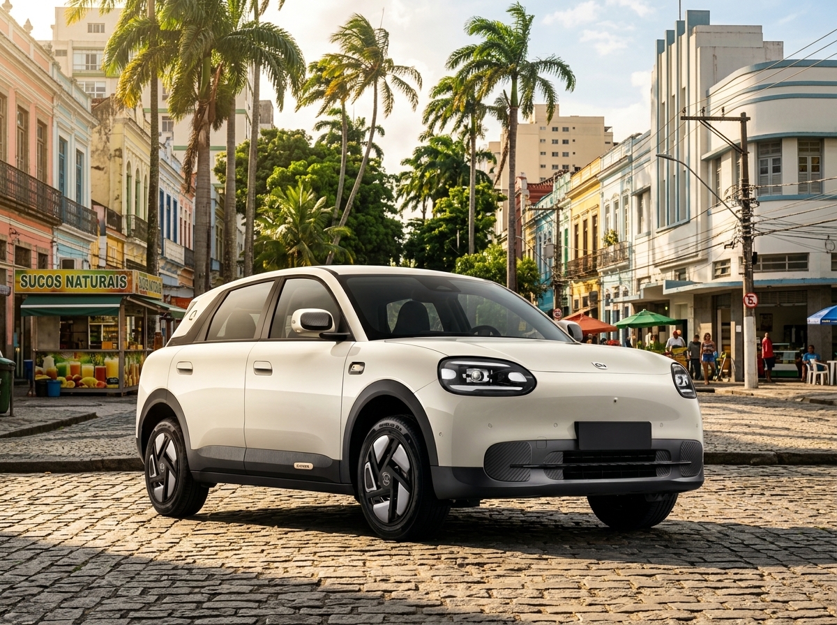 Chery QQ volta ao Brasil em 2027 como elétrico e custa R$ 125 mil pela Omoda