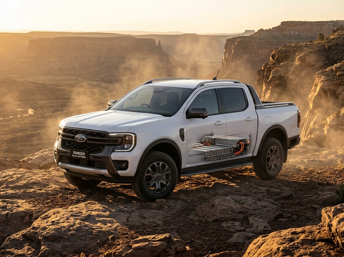 Ford Ranger PHEV chega ao Brasil em 2027 com motor flex e torque recorde para a linha