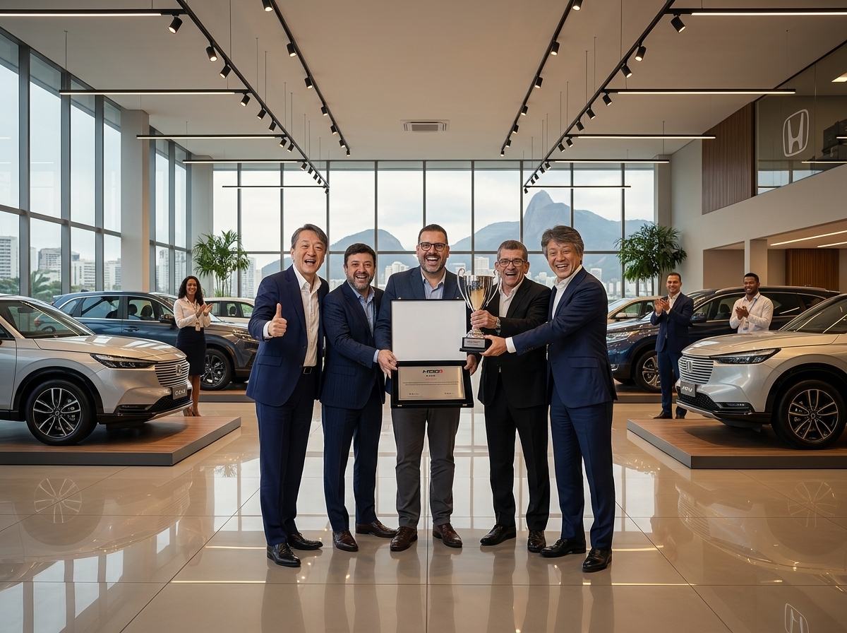 Banzai Honda leva prêmio HPD pelo segundo ano seguido e entra no seleto grupo das 20 melhores concessionárias do país